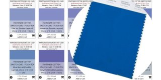 PANTONE ® COTTON SWATCH CARD in 2801 COLORI UNICI, doppio s...